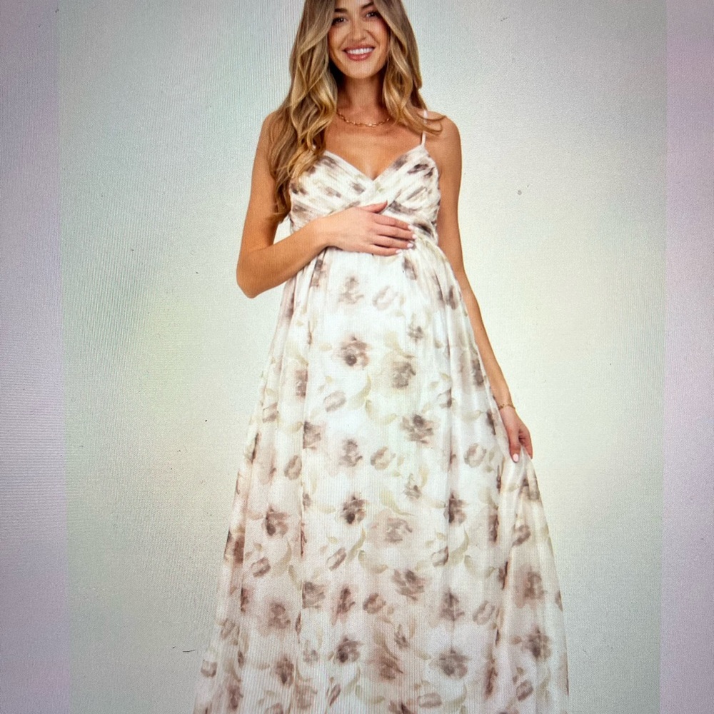 Pinkblush Floral Maxi Dress